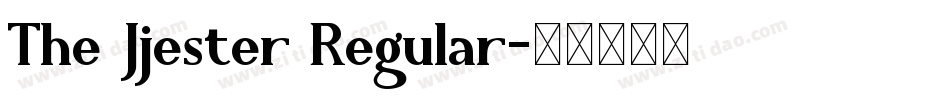 The Jjester Regular字体转换